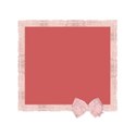 light pink square frame