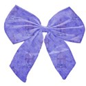 blue bow