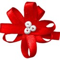 bow flower red
