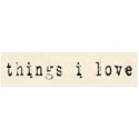 things i love