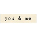 you & me