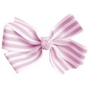bow pink striped