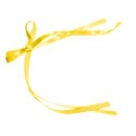 ribbon flowing yellow