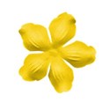 silk flower yellow