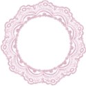 pink round frame