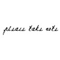 please take note
