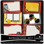 4x6 Recipe Cards - Set 2