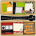 8x8 Recipe Cards - Set 2