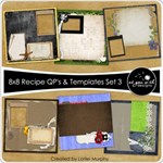 8x8 Recipe Cards - Set 3