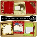 8x8 Recipe Cards - Set 4