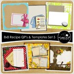 8x8 Recipe Cards - Set 5