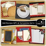 8x8 Recipe Cards - Set 6