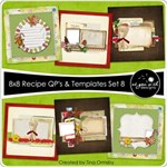 8x8 Recipe Cards - Set 8