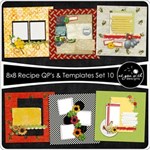 8x8 Recipe Cards - Set 10