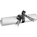 scroll rolled ribbon