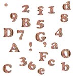 Brown Alphabets