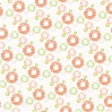 flower power orange and lilac