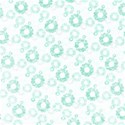 turquoise funky flower