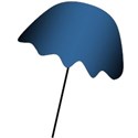 Beach Umbrella - Blue