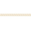 cream crochet edging