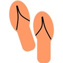 Flip Flops - Orange