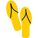 Flip Flops - Yellow