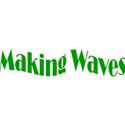 Word Art - Making Waves Green