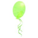 green balloon