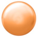 orange bead button