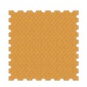orange funky stamp layering  paper