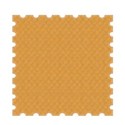 orange funky stamp layering  paper