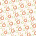 orange lime funky flower layering  paper