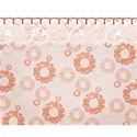 orange lace blanket stich shadow layering  paper