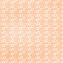 orange flower funky print layering  paper