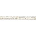 scallop paper strip worded