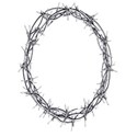 barbwire oval 3 layer