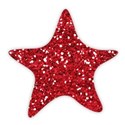 star glitter red