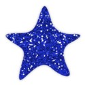 star glitter blue