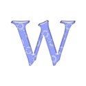 w blue