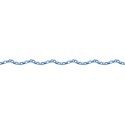 blue white paperchain