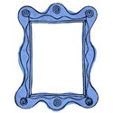 funky water colour frame