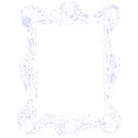 white blue frame