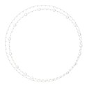 stitched diamond circle