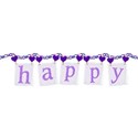 happy purple
