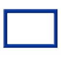 7x5 dark blue bevel