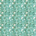 White flowers with green