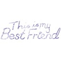 my best friend blue2_vectorized