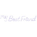 my best friend blue_vectorized