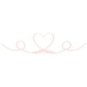 heart and rose hand drawn doodle