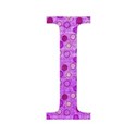 pink spotty capital i